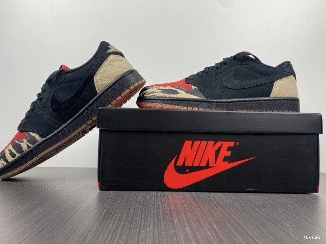 Rep TBK DN3400-001 SoleFly Low x Carnivore Air Jordan 1 0718